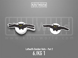 Kitsworld SAV Sticker - Luftwaffe Bomber Units - 6./KG 1 